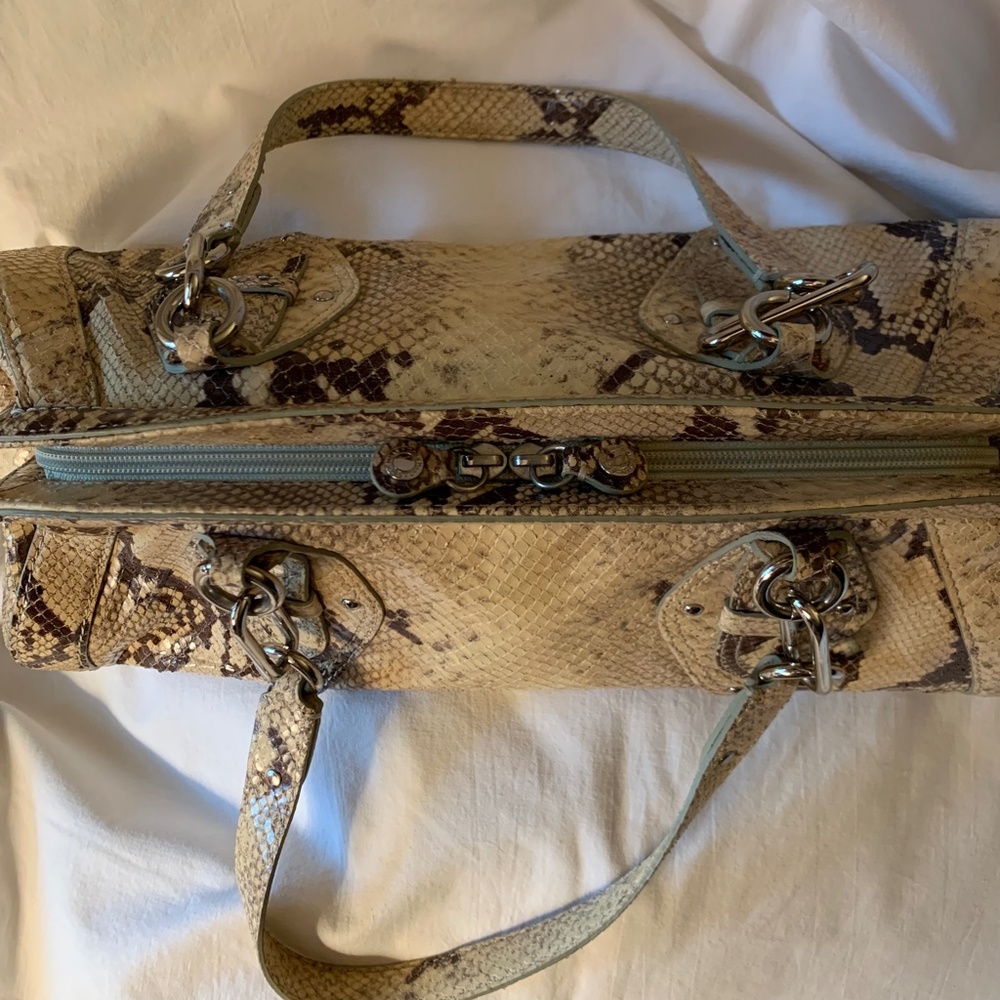 Cole Haan 'Trinity' Leather Python Print Handbag - image 5